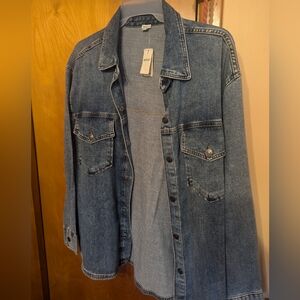 Aerie denim shirt